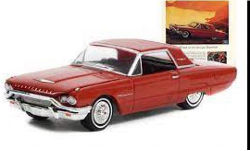 Modelauto Ford Thunderbird Flair Bird Hardtop rood 1964 1/64 Greenlight
