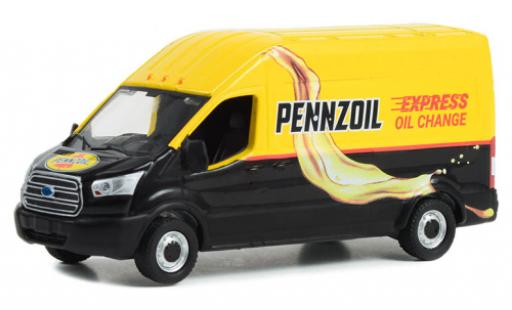 Modelauto Ford Transit Kastenwagen LWB HD Pennzoil 2019 1/64 Greenlight