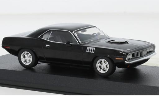 Modelauto Plymouth Cuda 1971 zwart John Wick 1/43 Greenlight