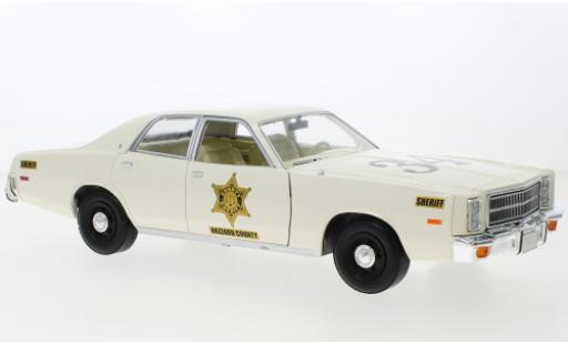 Modelauto Plymouth Fury Base Rigroenon Sheriff 1977 1/18 Greenlight