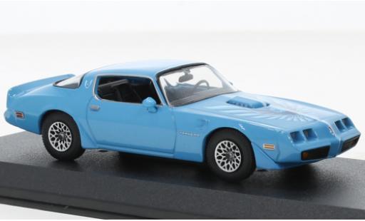 Modelauto Pontiac Firebird 1979 Trans Am blauw 1/43 Greenlight