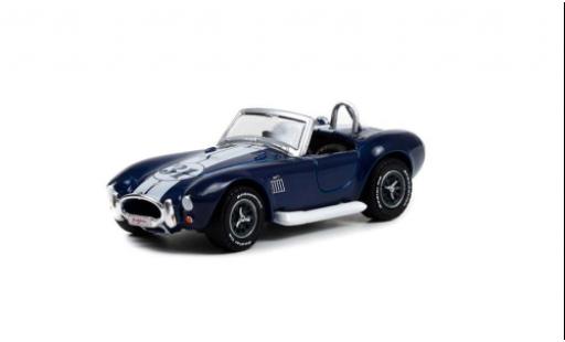 Modelauto Shelby Cobra CSX4000 CSX 4000 Roadster metallic blauw/wit 1965 1/64 Greenlight