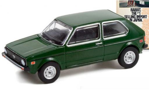 Modelauto Volkswagen Golf Base I groen 1977 1/64 Greenlight