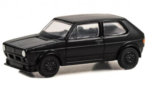 Modelauto Volkswagen Golf Base I mate zwart 1980 1/64 Greenlight