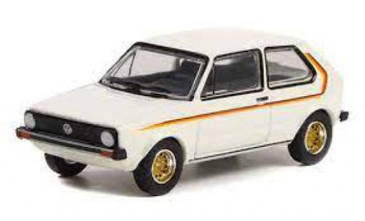 Modelauto Volkswagen Golf Base I Rabbit wit/Dekor 1975 1/64 Greenlight