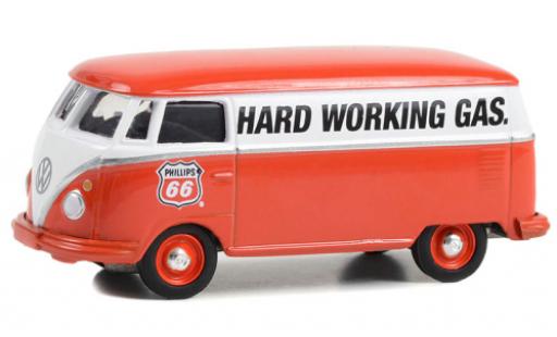 Modelauto Volkswagen T2 Base bestelwagen Hard Working Gas 1/64 Greenlight