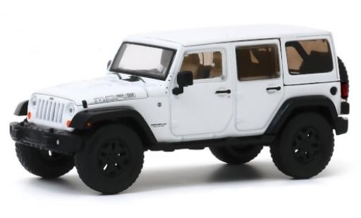 Modelauto Jeep Wrangler Limited Unlimited MOAB wit 2013 1/43 Greenlight