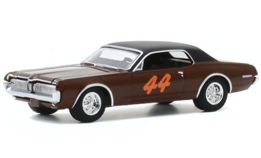 Modelauto Mercury Cougar Base mat-bruin/mat-zwart 1967 No.44 1/64 Greenlight