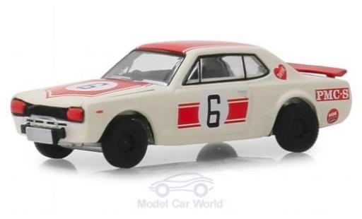 Modelauto Nissan Skyline 2000 GT-R wit 1971 1/64 Greenlight