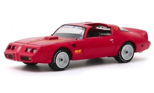 Modelauto Pontiac Firebird 1979 TA rood/Dekor Fire Am 1/64 Greenlight