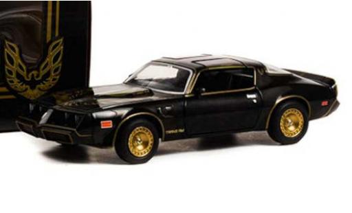 Modelauto Pontiac Firebird 1980 Trans Am zwart/Dekor 1/24 Greenlight