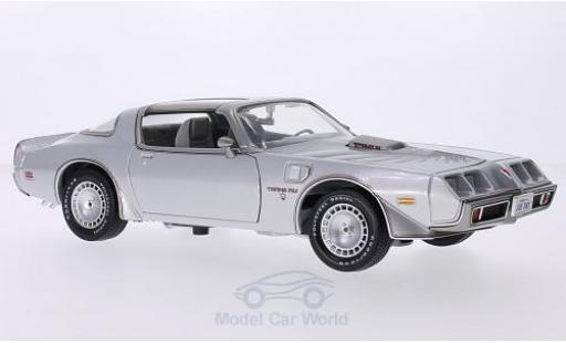 Modelauto Pontiac Firebird 1979 Trans Am grijs/Dekor Joe Dirt 1/18 Greenlight