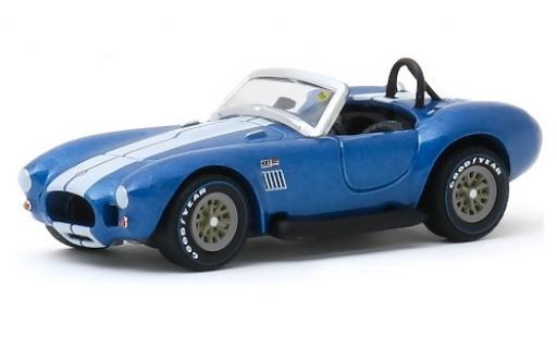 Modelauto Shelby Cobra 427 S/C metallic blauw/wit 1967 1/64 Greenlight