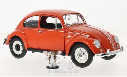 Modelauto Volkswagen Beetle Base oranje Gremlins 1967 met Figur zonder Vitrine 1/18 Greenlight