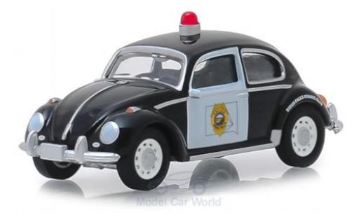 Modelauto Volkswagen Beetle Base zwart/wit Sioux Falls Politie 1/64 Greenlight