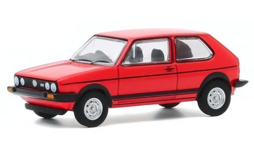 Modelauto Volkswagen Golf GTI I rood RHD 1982 1/64 Greenlight
