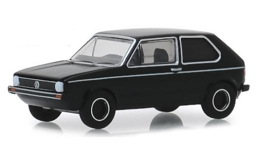 Modelauto Volkswagen Golf Base Mk1 zwart RHD 1976 1/64 Greenlight