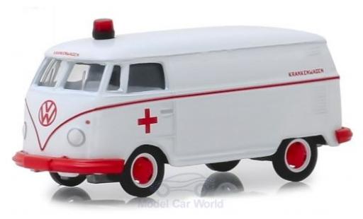 Modelauto Volkswagen T1 B Bestelwagen wit/rood Krankenwagen 1964 1/64 Greenlight