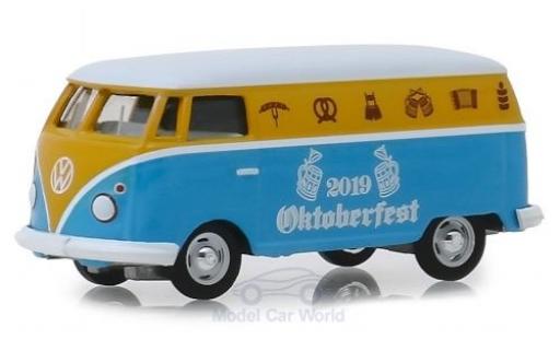 Modelauto Volkswagen T1 Base Panel Van Oktoberfest 2019 1/64 Greenlight