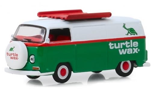Modelauto Volkswagen T2 B bestelwagen groen/wit Turtle Wax 1972 1/64 Greenlight
