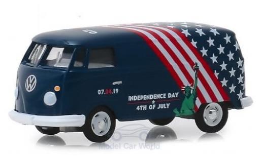 Modelauto Volkswagen T2 Base Bestelwagen Independence Day 2019 1/64 Greenlight