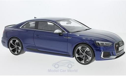 Modelauto Audi RS5 coupe RS 5 metallic blauw 2017 1/18 GT Spirit