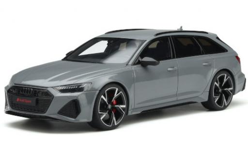Modelauto Audi RS6 avant grijs 2020 1/18 GT Spirit