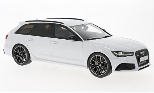 Modelauto Audi RS6 avant performance (C7) grijs 1/18 GT Spirit