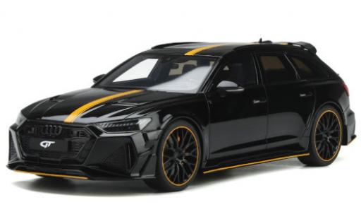 Modelauto Audi RS6 mansory (C8) by zwart/oranje 2020 1/18 GT Spirit