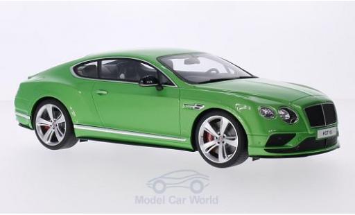 Modelauto Bentley Continental GT V8 S GTV8S metallic groen 1/18 GT Spirit