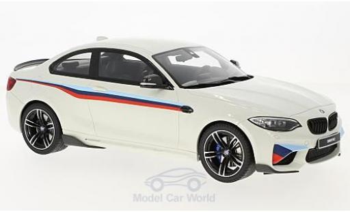 Modelauto Bmw M2 m-performance M Performance wit/Dekor 2016 1/18 GT Spirit