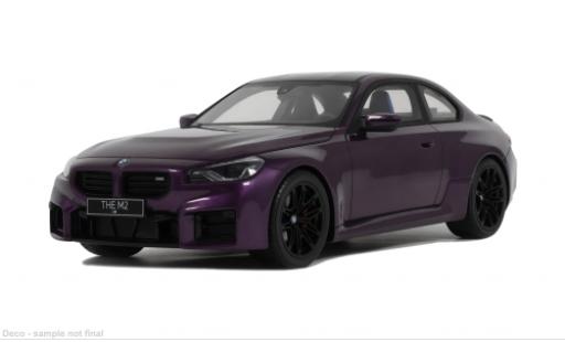 Modelauto Bmw M2 coupe paars 2023 1/18 GT Spirit