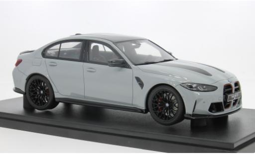 Modelauto Bmw M3 CS M Brooklyn grijs 2023 1/18 GT Spirit