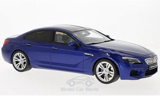Modelauto Bmw M6 Coupe Gran metallic blauw 1/18 GT Spirit