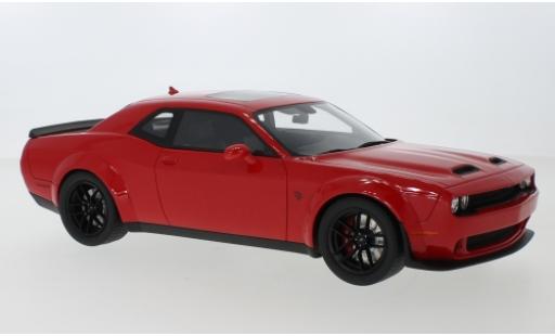 Modelauto Dodge Challenger SRT Hellcat Redeye Widebody rood 2019 1/18 GT Spirit