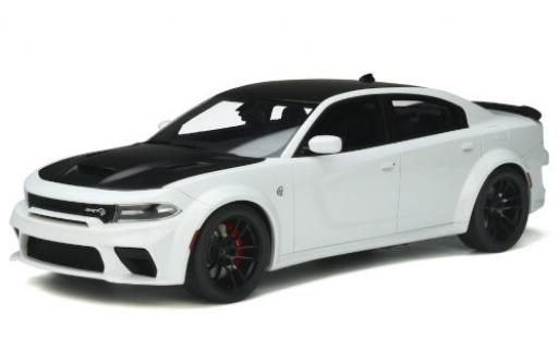 Modelauto Dodge Charger SRT Hellcat Redeye wit/mat-zwart 2021 1/18 GT Spirit