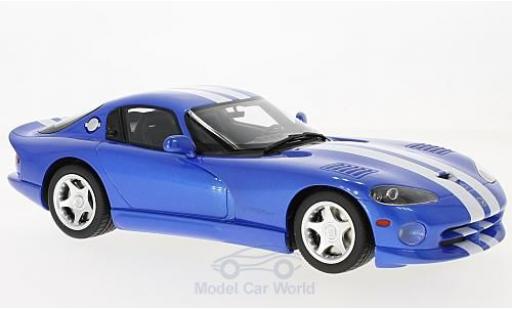 Modelauto Dodge Viper GTS blauw/wit 1996 1/18 GT Spirit