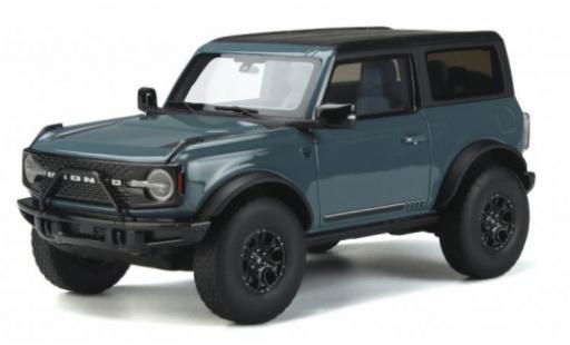 Modelauto Ford Bronco First Edition grijs/zwart 2021 1/18 GT Spirit