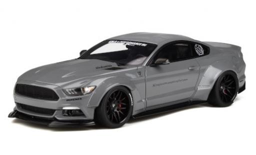 Modelauto Ford Mustang LB Works by - grijs 1/18 GT Spirit