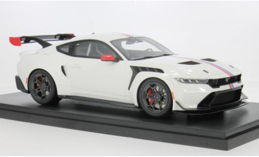 Modelauto Ford Mustang GTD wit 2025 1/18 GT Spirit