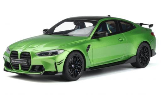 Modelauto Bmw M4 Competition (G82) M Performance metallic groen 2021 1/18 GT Spirit