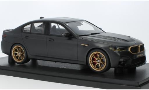 Modelauto Bmw M5 cs (F90) matgrijs 2021 1/18 GT Spirit