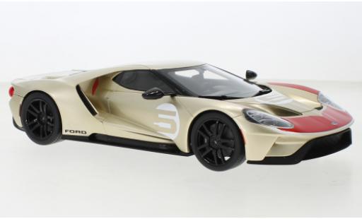 Modelauto Ford GT Heritage Edition bronze 2022 1/18 GT Spirit