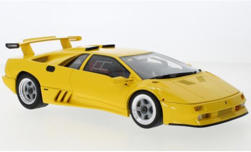 Modelauto Lamborghini Diablo SE30 Jota Corsa geel 1990 1/18 GT Spirit