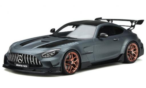 Modelauto Mercedes AMG GT Black Series mat-grijs 2021 1/18 GT Spirit