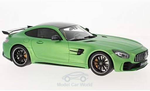 Modelauto Mercedes AMG GT GT R metallic groen 2017 1/18 GT Spirit