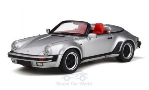 Modelauto Porsche 911 Speedster 3.2 grijs 1988 1/18 GT Spirit
