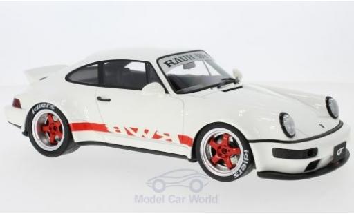 Modelauto Porsche 911 RWB Duck Tail wit/rood 1/18 GT Spirit