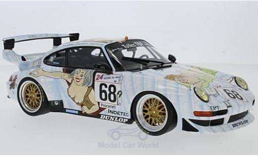 Modelauto Porsche 911 GT2 No.68 Elf Haberthur Racing 24h Le Mans 1998 E.Graham/H.Poulain/J-P.Maury-Laribiere 1/18 GT Spirit