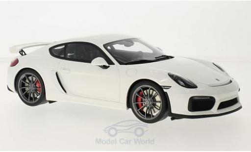 Modelauto Porsche 718 GT4 wit 1/18 GT Spirit